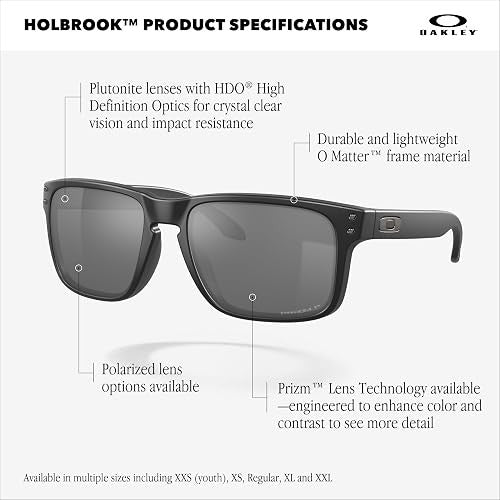 Oakley Men's Oo9102 Holbrook Polarized Square Sunglasses