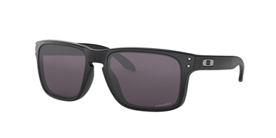 Holbrook Unisex Non-Polar Sunglasses, Matte Black, Prizm Grey, 55