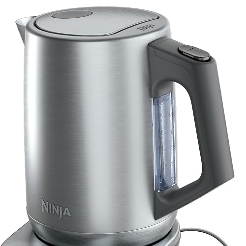 Ninja Precision Electric Kettle, 7-Cup, Rapid Boil, Stainless, KT200
