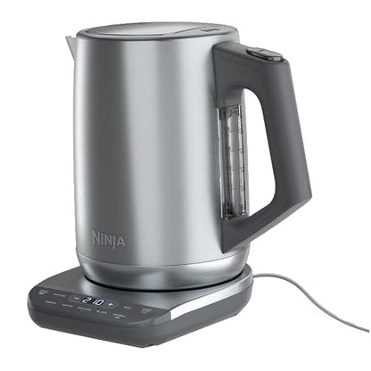 Ninja Precision Electric Kettle, 7-Cup, Rapid Boil, Stainless, KT200