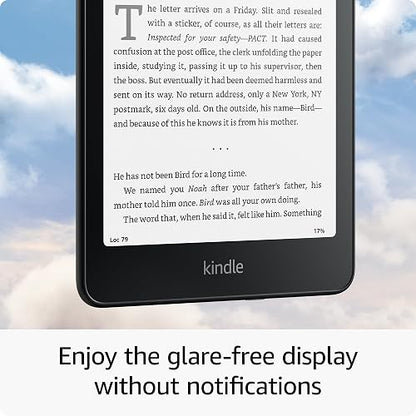Amazon Kindle Paperwhite Bundle: Includes, Amazon Kindle Paperwhite Signature Edition 32GB | Black, Fabric Cover| Black & Wireless Charging Dock