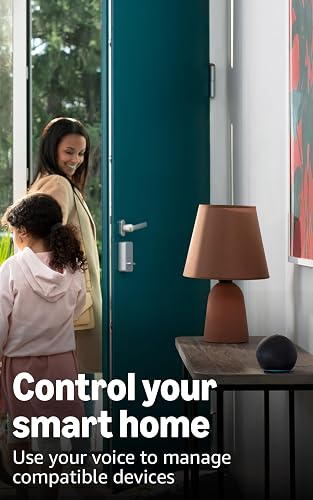 Amazon Echo Dot (newest model) - Vibrant sounding speaker, Designed for Alexa+, Great for bedrooms, dining rooms and offices, Charcoal