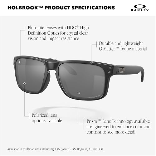 Oakley Men's Oo9102 Holbrook Polarized Square Sunglasses