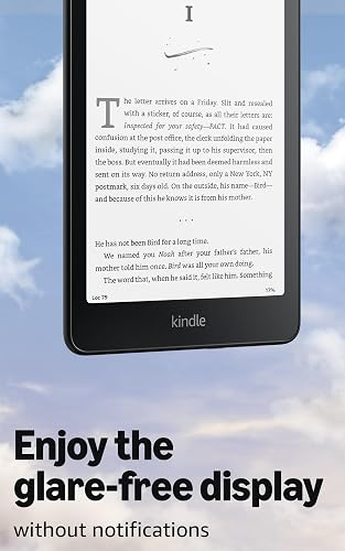 Amazon Kindle Paperwhite Signature Edition 32GB (newest model) – 20% faster with auto-adjusting front light, wireless charging, and weeks of battery life – Metallic Black