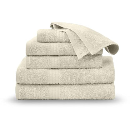 Martex Easy Living Everyday 6-Piece Bathroom Towel Set