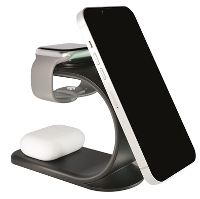 3 In 1 Magsafe Wireless Desk Stand, Black