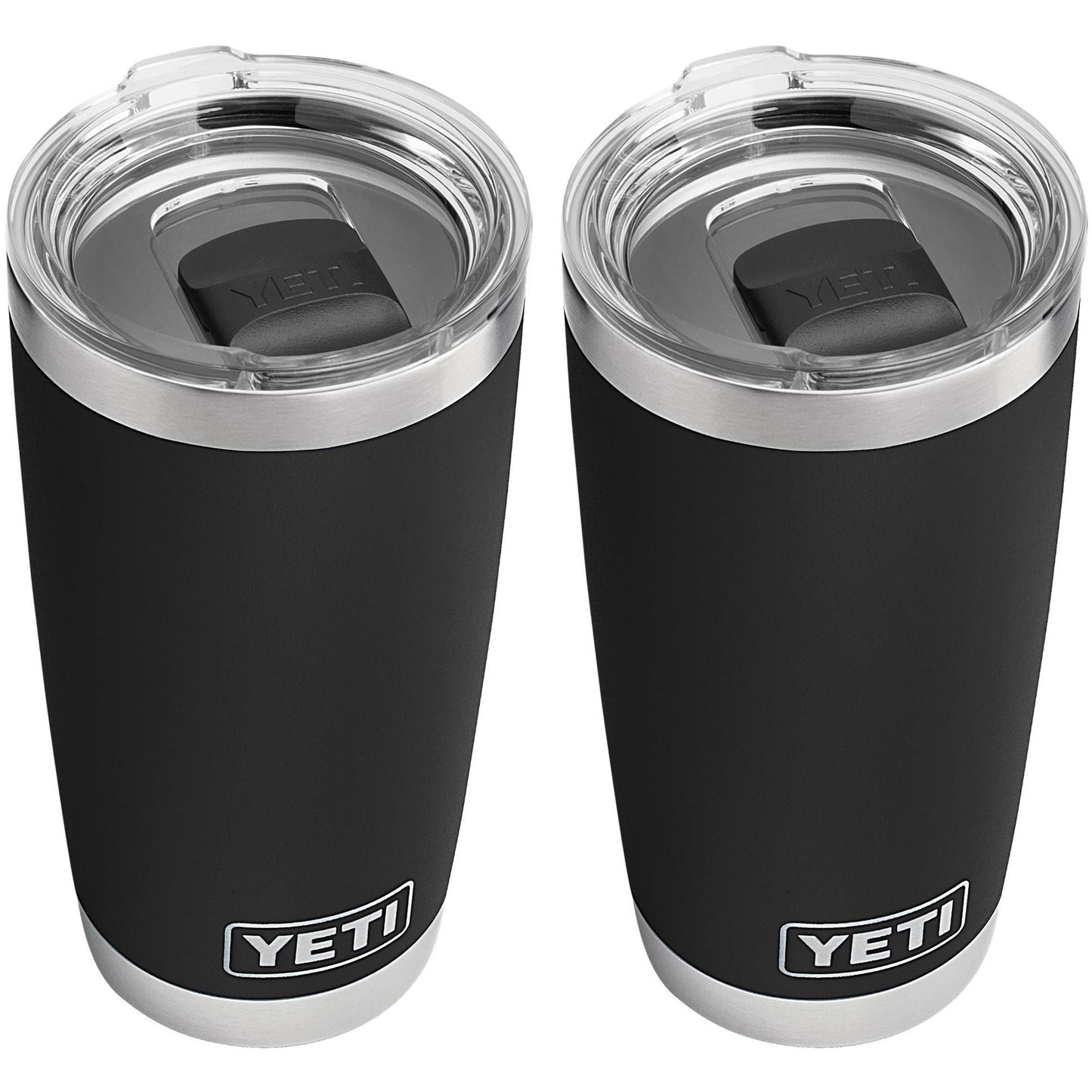 YETI Rambler 20 oz. Tumbler - Black (2-Pack)