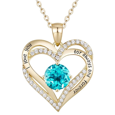 Twin Heart Necklace - 18"
