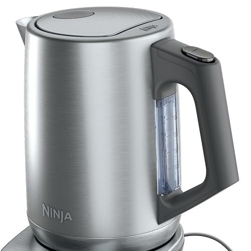 Ninja Precision Electric Kettle, 7-Cup, Rapid Boil, Stainless, KT200
