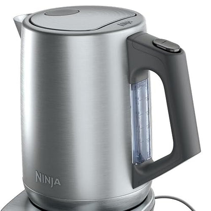 Ninja Precision Electric Kettle, 7-Cup, Rapid Boil, Stainless, KT200