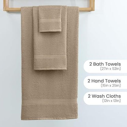 Martex Easy Living Everyday 6-Piece Bathroom Towel Set