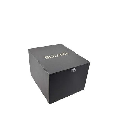 Bulova Men's Modern Tone Stainless Steel 3-Hand Calendar Date Quartz Watch, Diamond Dial
