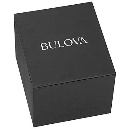 Bulova Men's Classic 3-Hand Calendar Date Quartz Leather Strap Watch, Buckle, 37mm