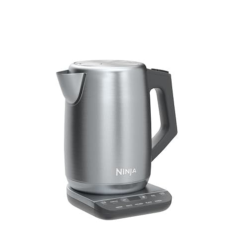 Ninja Precision Electric Kettle, 7-Cup, Rapid Boil, Stainless, KT200