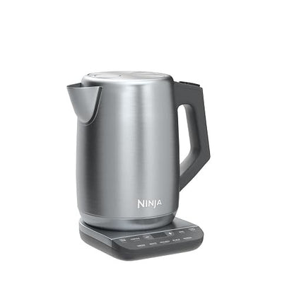Ninja Precision Electric Kettle, 7-Cup, Rapid Boil, Stainless, KT200