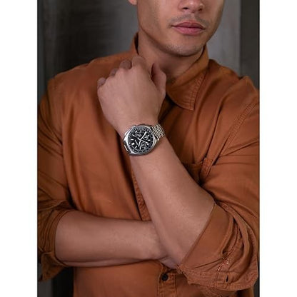 Bulova Men's Archive Series Lunar Pilot 6-Hand Chronograph High Performance Quartz Stainless Steel, Sapphire Crystal Style: 96B258