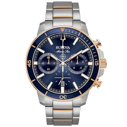 Bulova Men's Marine Star Series C Two-Tone Stainless Steel 6-Hand Chronograph Quartz Watch