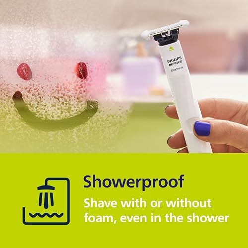 Philips Norelco OneBlade Intimate Trimmer and Shaver with Skin Protection | SkinProtect Blade, Designed for Pubic Grooming, 100% Showerproof, 30-Min Runtime, Includes Body Comb, QP1924/70